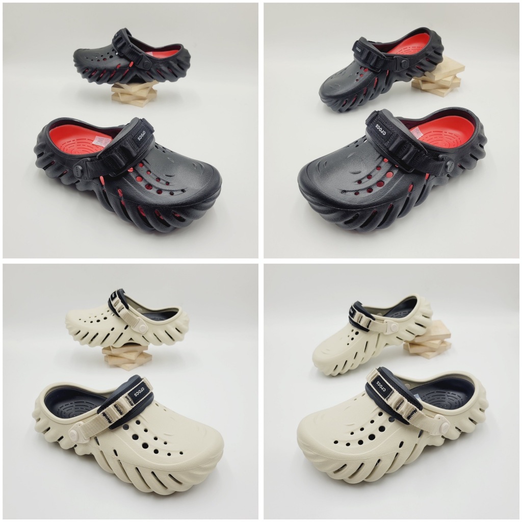 รองเท้าลำลองแฟชั่น สไตล์ Crocs Echo Clog