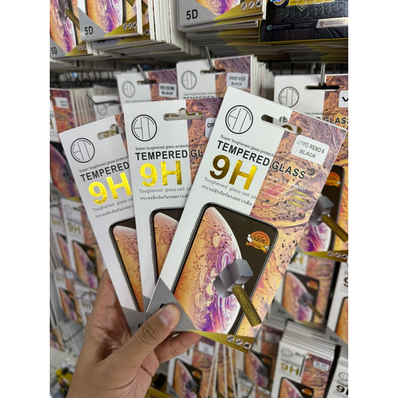 🔥🔥 ฟิล์มกระจก Oppo แบบเต็มจอ 9D ของแท้ ทุกรุ่น! Oppo Reno2 Reno 2F Reno 3 pro Reno 11F Reno 12F
