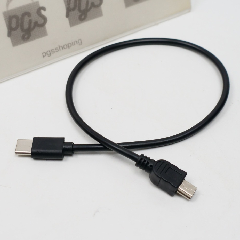 สาย usb c to mini usb กล้องเก่า ต่อคอม ต่อมือถือ ได้ทุกรุ่น ทุกยี้ห้อ  canon sony nikon fujifilm BX015-3