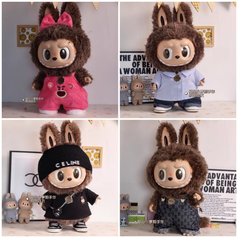 *พรีออเดอร์​* ชุดตุ๊กตา​ labubu รุ่น zimomo ขนาดใหญ่ 58cm