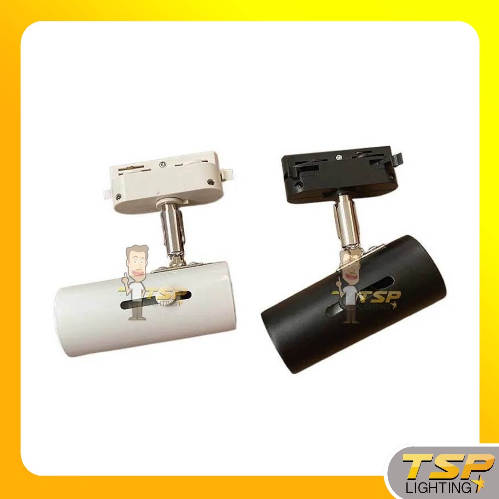 TSP Lighting โคมแทรคไลท์ติดแป้นกลม (มีรูระบายอากาศ) (TSP-3014/PBK) - (TSP-3014/PWH)