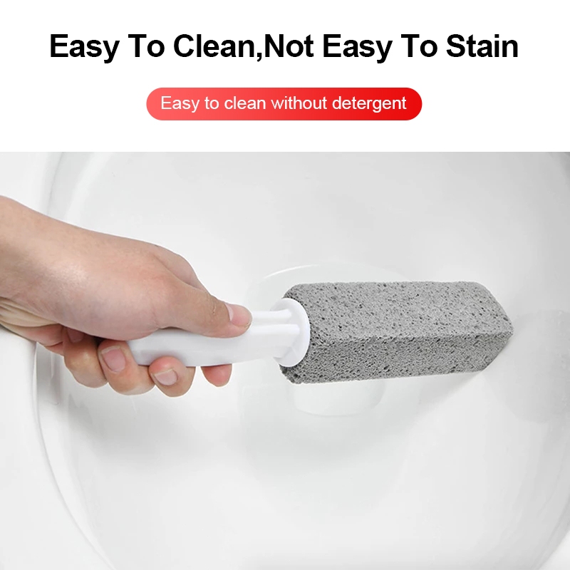 แปรงขัดคราบชักโครก ล้างห้องน้ำ แปรงหินล้างโถส้วม แปรงหินภูเขาไฟทำความสะอาด แปรงหินขัดคราบชักโครก ไม่ต้องใช้น้ำยา - รูปที่ 3