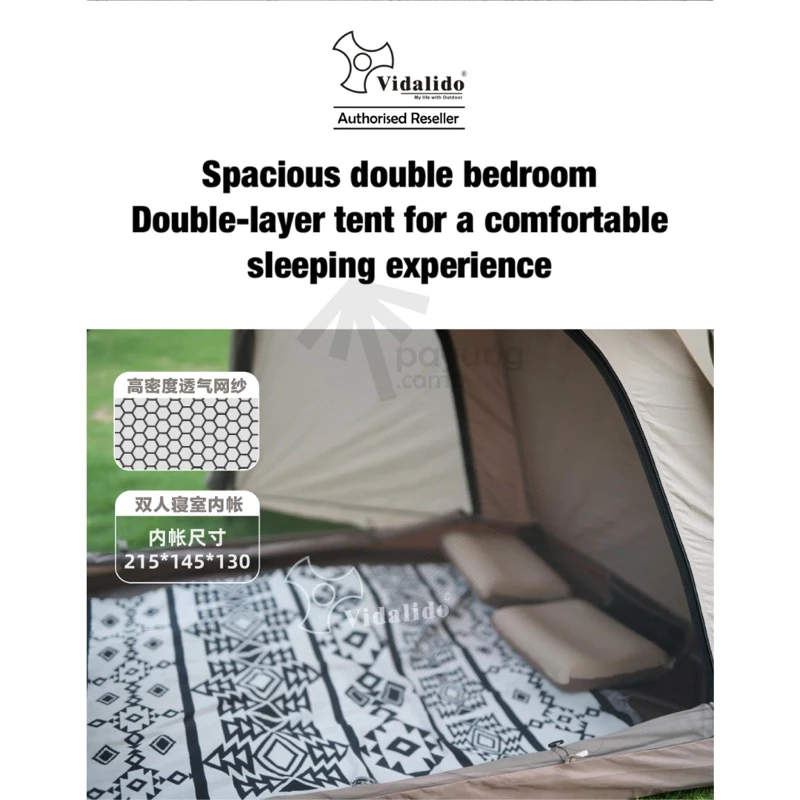 Vidalido Coastline Ultralight Tent เต็นท์ 2room thumbnail 8