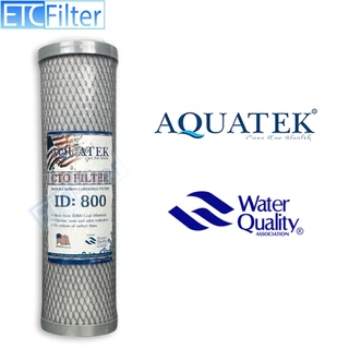 ไส้กรอง Block Carbon (CTO) ขนาด 10 นิ้ว Aquatek ID 800 รุ่น upgrade