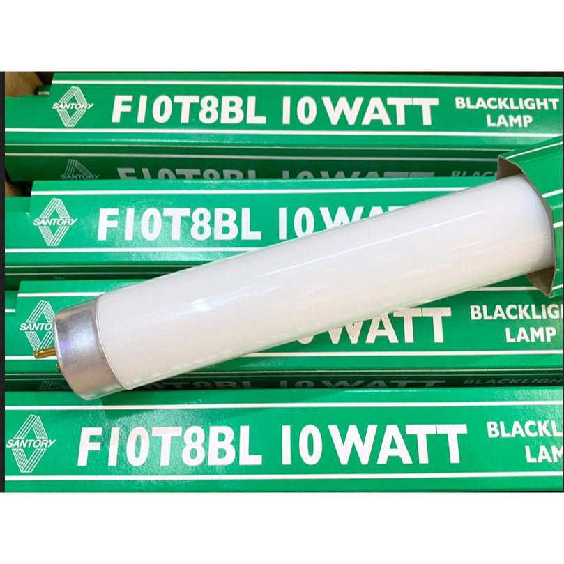แพค 6 หลอด SANTORY หลอดไฟ Blacklight T810W ขนาด 34 ซม. กำลังไฟ 10W ใช้กับเครื่องดักยุง