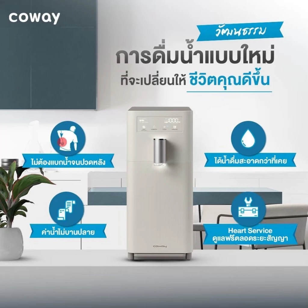 เครื่องกรองน้ำ Coway รุ่น G1 ระบบสัมผัส 5 อุณหภูมิ thumbnail 5