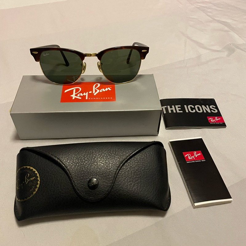 ส่งต่อ🕶️rayban clubmaster 51mm.PAYDAYกดโค้ดคุ้มลด20%!