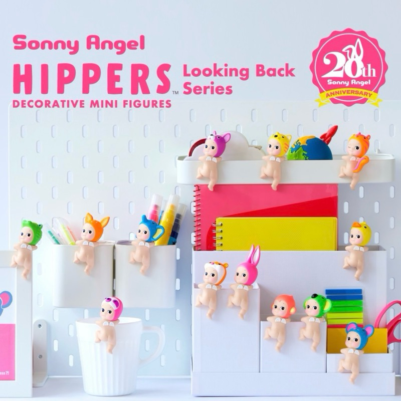 ลิขสิทธิ์แท้ SONNY ANGEL HIPPERS Looking Back Series Arttoys Planet เกาะมือถือ ติดมือถือ กล่องสุ่ม(แ