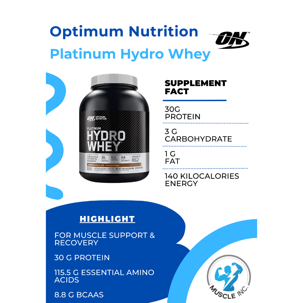 Optimum Nutrition- Platinum Hydro Whey พร้อมส่ง!!
