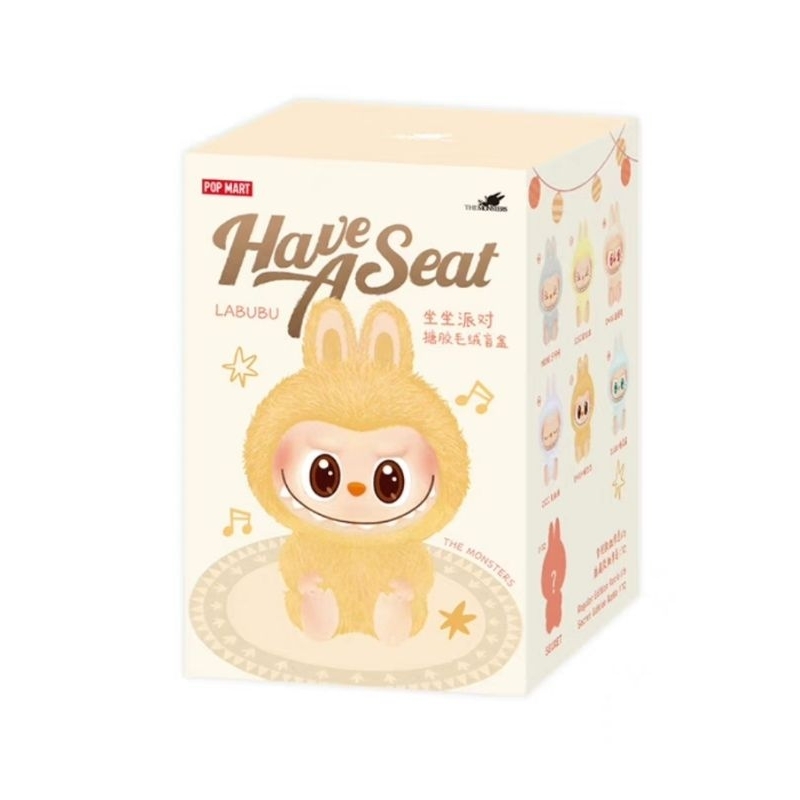 code ลดเพิ่ม 30% เหลือ 6xx พร้อมส่ง Labubu V2 Have A Seat Pop Mart พวงกุญแจ New Item
