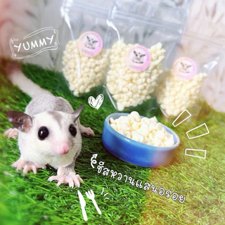 ชีสหวานแสนอร่อย สำหรับสัตว์เลี้ยง ชูก้าไกล์เดอร์ กระรอก แฮมสเตอร์ 50g