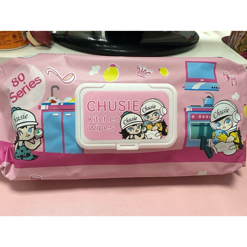 ทิชชูเปียกแผ่นใหญ่ chusie Kitchen Wipes