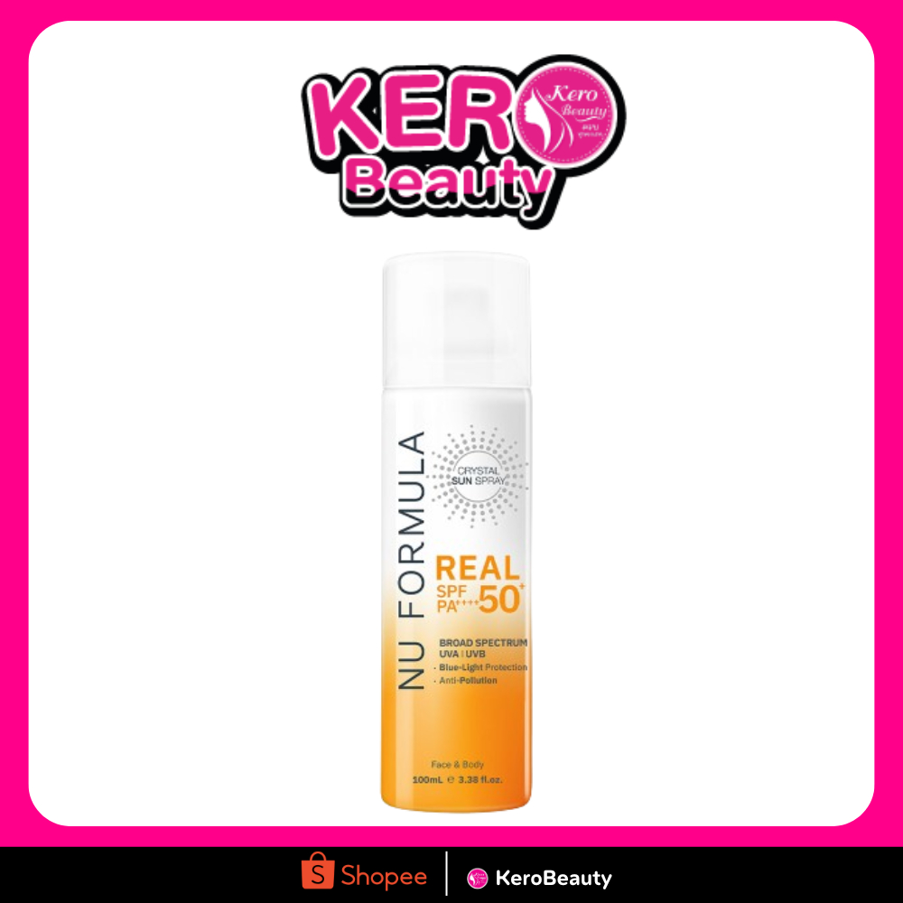 Nu Formula Crystal Sun Spray Real SPF50+ PA++++ สเปรย์กันแดด นู ฟอร์มูล่า 50 ml.