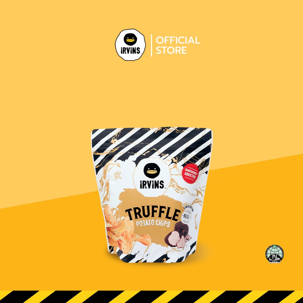 IRVINS มันฝรั่งทอดกรอบ รสเห็ดทรัฟเฟิล (Truffle Potato Chips) ขนาด 50 g