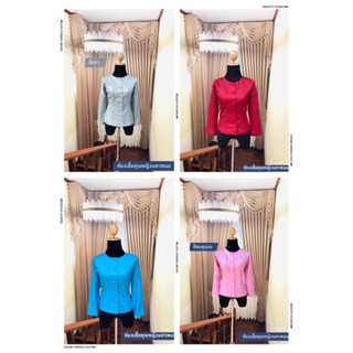 เสื้อไหมหม่อนทรงไทยเรือนต้นรุ่นบ่าไม่ยกงานสวยเย็บละเอียดมากค…