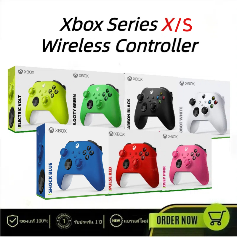 【ของแท้ในสต็อก】XBOX Series X/S Controller Gen4 ของแท้ ตัวรับสัญญาณไร้สาย แบตเตอรี่ Rechargeable