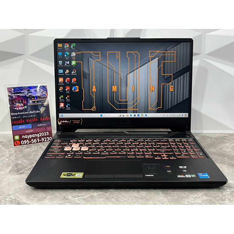 ASUS TUF GAMING F15 FX506HCB  มือสอง Ram 16 GB ประกันร้าน 3 เดือน 001