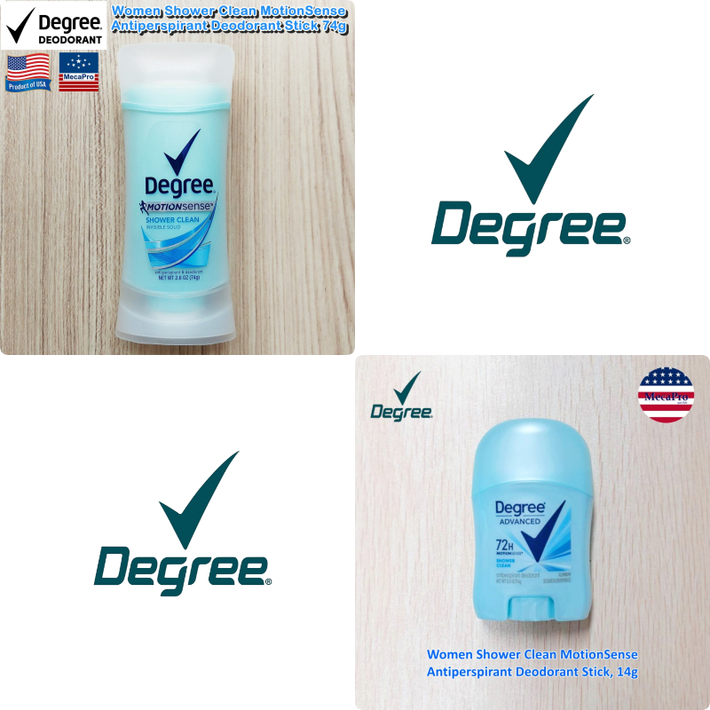 80% Sale!!!EXP.04/25 Degree® Women Shower Clean MotionSense Antiperspirant Deodorant Stick