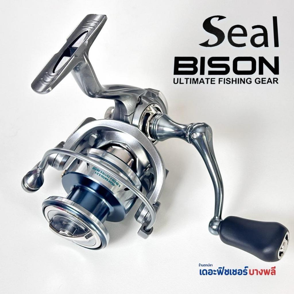A01 BISON รอกสปินนิ่ง รุ่น SEAL 9+1BB ซีลกันน้ำ 4 จุด