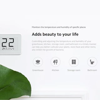 XAIOMI เครื่องวัดอุณหภูมิ ความชื้น Mijia Temperature and Humidity Monitor Pro แบบบลูทูธ