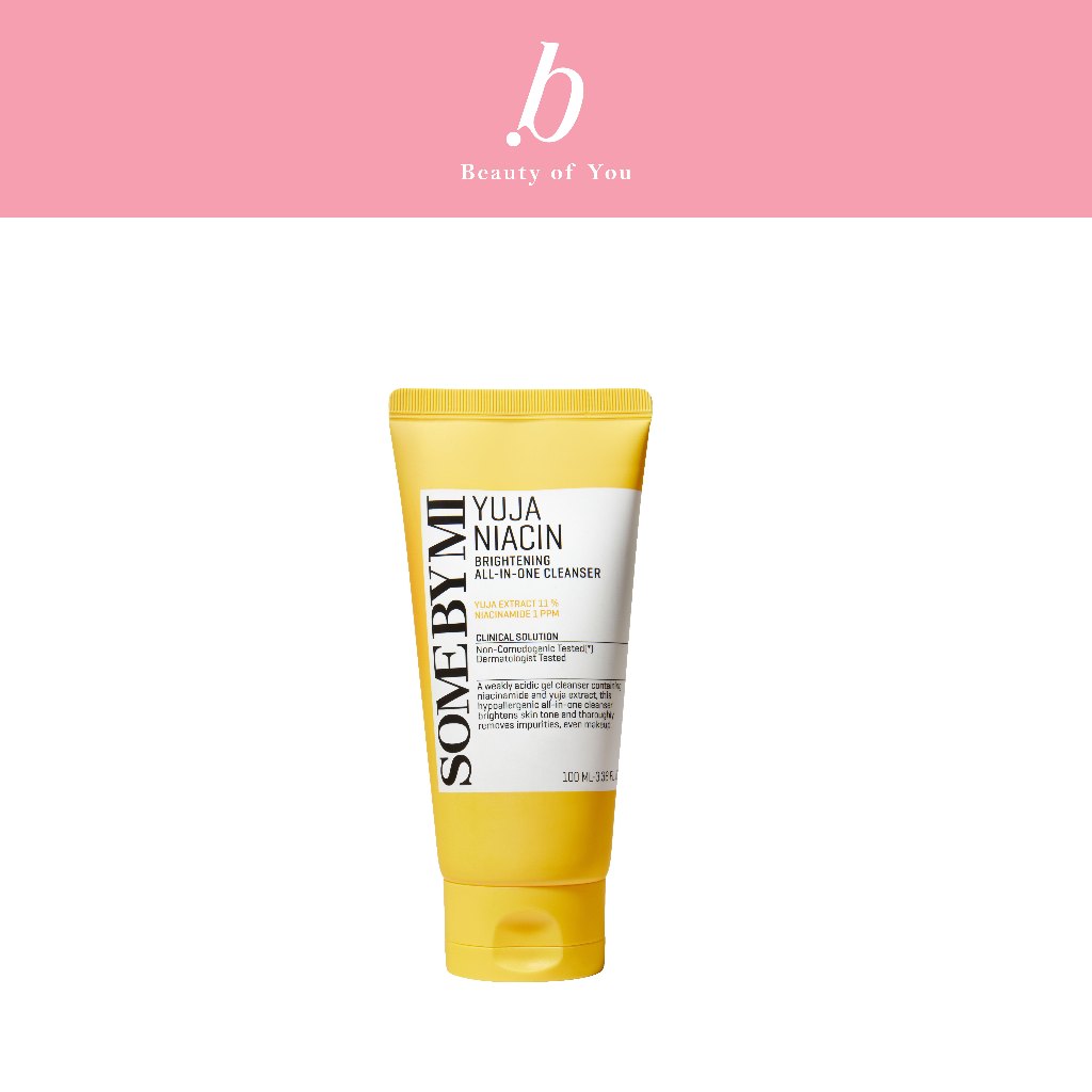 SOME BY MI YUJA BRIGHTENING ALL-IN-ONE CLEANSER 100ml คลีนเซอร์ลดเลือนจุดด่างดำ เผยผิวกระจ่างใส