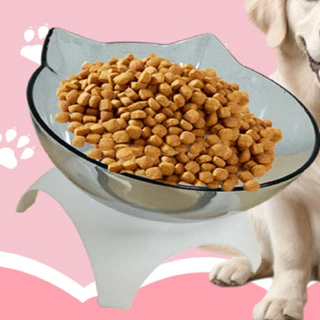 ️PET LIFE ชามอาหารหมา ชามอาหารแมว ชามแมว ที่ใส่อาหารสัตว์เลี้ยง ชามใส่อาหารสำหรับสัตว์เลี้ยง สูง15cm
