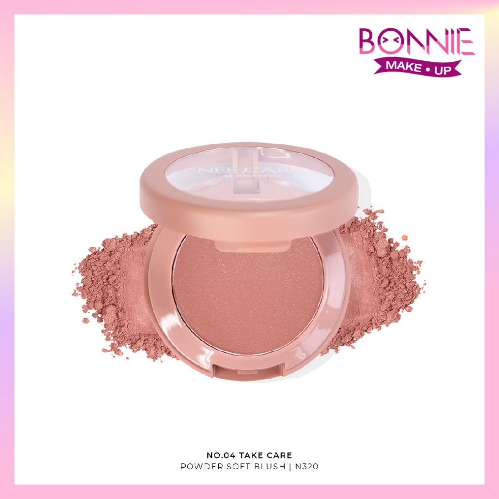 นีคาร่า N320 บลัชออน บรัชออน ที่ปัดแก้ม บลัชอออนปัดแก้ม ของแท้100% NEE CARA POWDER SOFT BLUSH