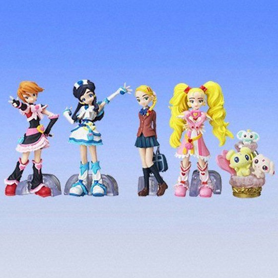 Bandai : Futari wa Pretty Cure Max Heart - Pretty Cure DX - All 5 types set - งานแท้ มือ1 - Unopened