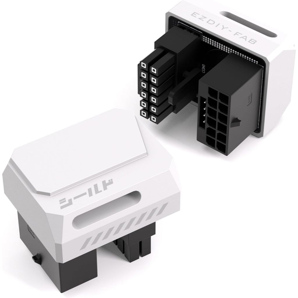 EZDIY-FAB หัวต่อไฟการ์ดจอ Shirudu 12+4P GPU Adapter - 180 White