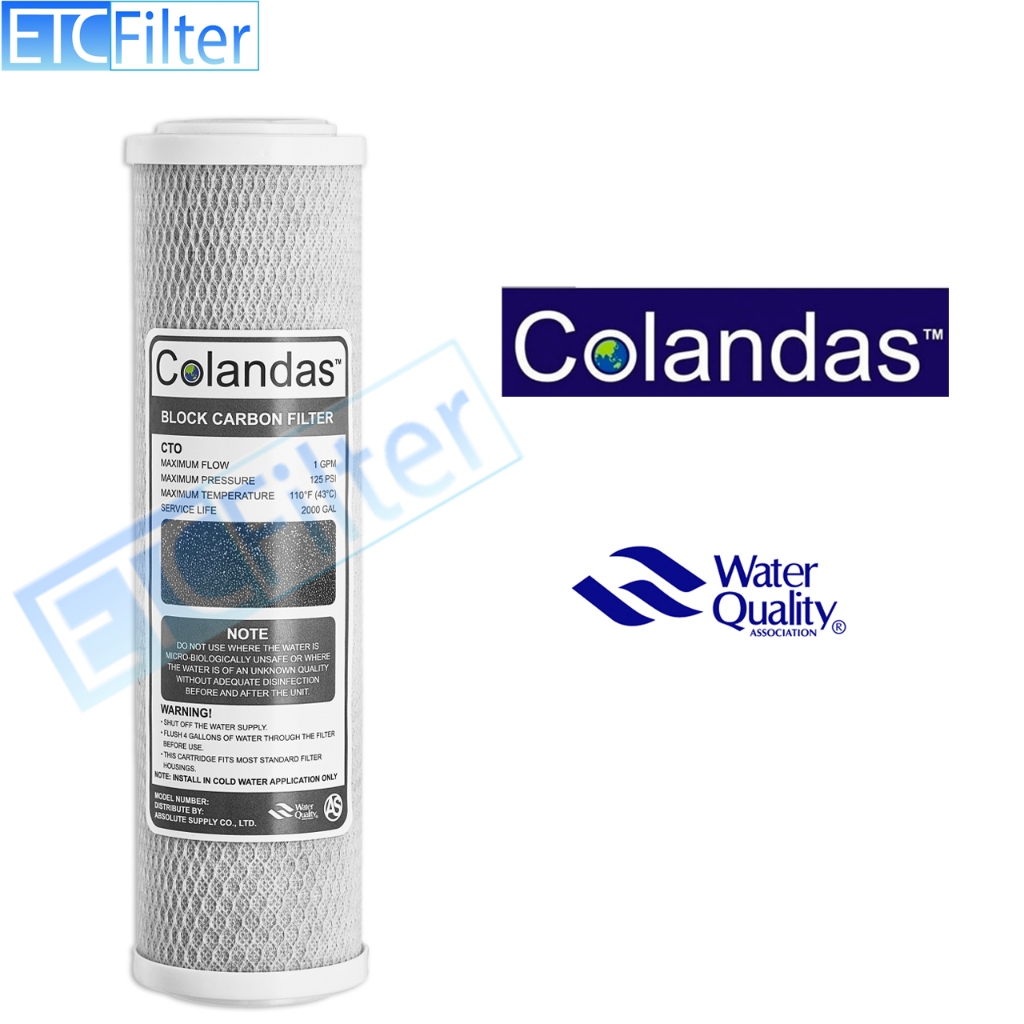 ไส้กรอง Block Carbon (CTO) ขนาด 10 นิ้ว Colandas