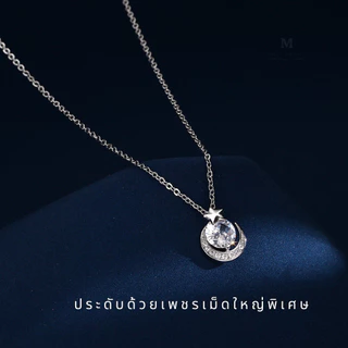 MEET💕พร้อมส่ง สร้อยเงิน Star Story เงินแท้925 แฟชั่นเกาหลี ไม่ลอกสี ไม่แพ้ผิว ใส่ทุกวัน necklace