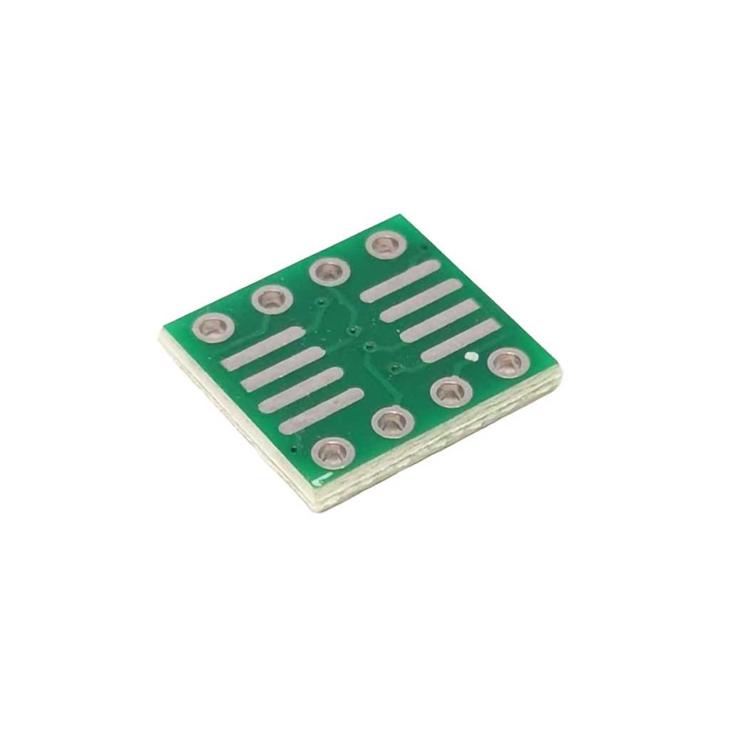 SOP8 TO DIP8 PCB Adaptor แผ่นปริ้นแปลงขา IC จาก ชิพ SMD 8 ขา เป็น DIP 8 ขา