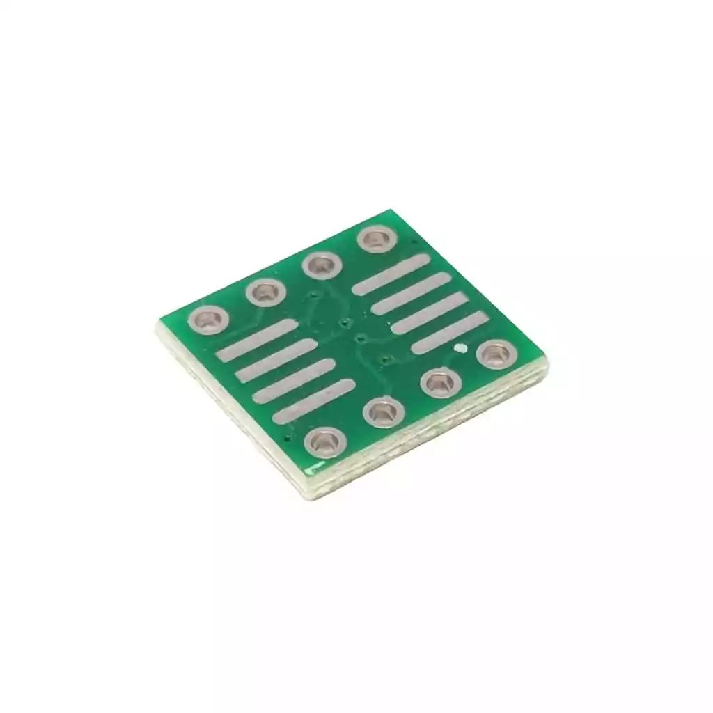 SOP8 TO DIP8 PCB Adaptor แผ่นปริ้นแปลงขา IC จาก ชิพ SMD 8 ขา เป็น DIP 8 ขา
