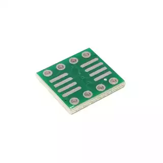 SOP8 TO DIP8 PCB Adaptor แผ่นปริ้นแปลงขา IC จาก ชิพ SMD 8 ขา เป็น DIP 8 ขา