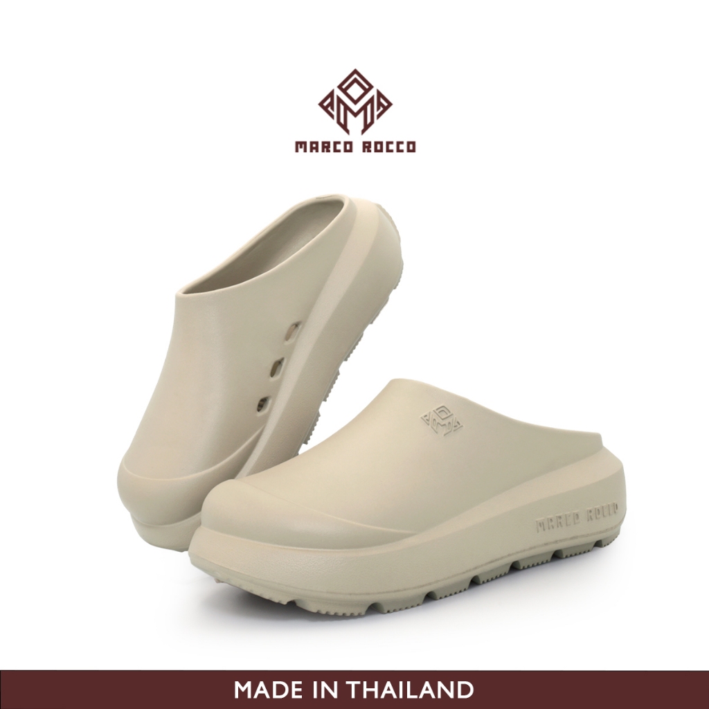 Marco Rocco รองเท้าแตะแบบสวม แฟชั่นผู้หญิง EVA พื้นหนากันลื่น พื้นนุ่ม MR8017 ้เสริมส้นเท้าได้ดี
