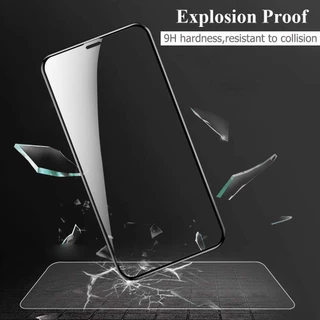 🔥ฟิล์ม ฟิล์มกระจก สำหรับ เต็มจอ นิรภัย for iPhone 16 15 17 14 13 12 11 Pro Max 15 7 8 6 Plus X XR 13 12 11 Pro ใส9D