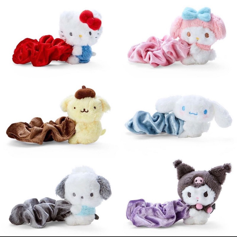 พร้อมส่ง เลือกแบบได้ Sanrio โบว์ผูกผม โบว์ ของแท้ ญี่ปุ่น Kitty Cinnamoroll My Melody Kuromi ซานริโอ