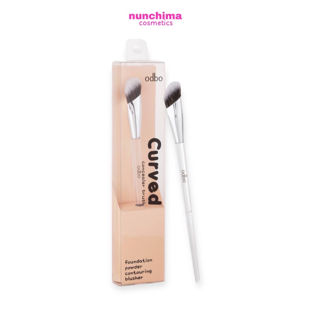 OD8057 ODBO Curved Concealer Brush โอดีบีโอ เคิร์ฟ คอนซีลเลอร์ บรัช