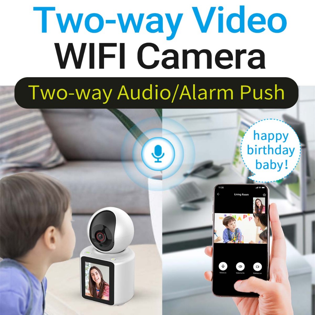 [ ร้านไทย ได้ของเร็ว ] กล้องวงจรปิดในบ้าน โทรออกได้ มีจอแสดงภาพ im Cam Video Calling Smart Camera C30 Pro