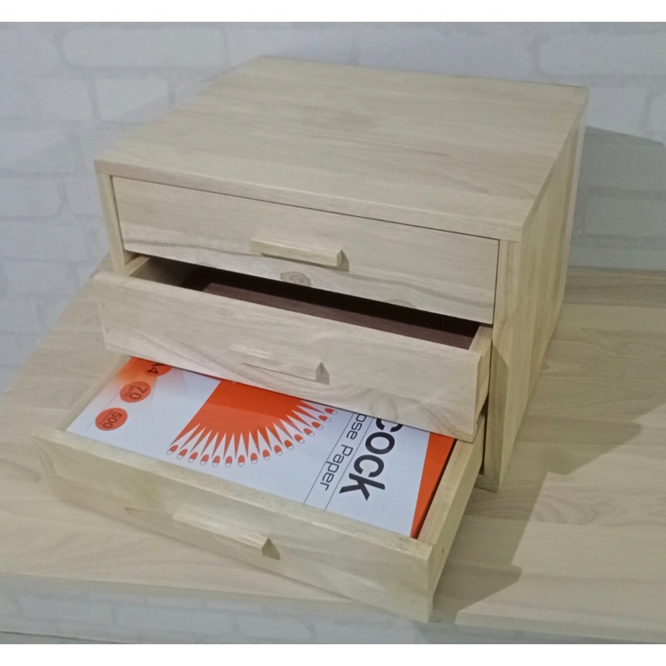 A32ลิ้นชักเอนกประสงค์ 3 ชั้น ขนาดA4