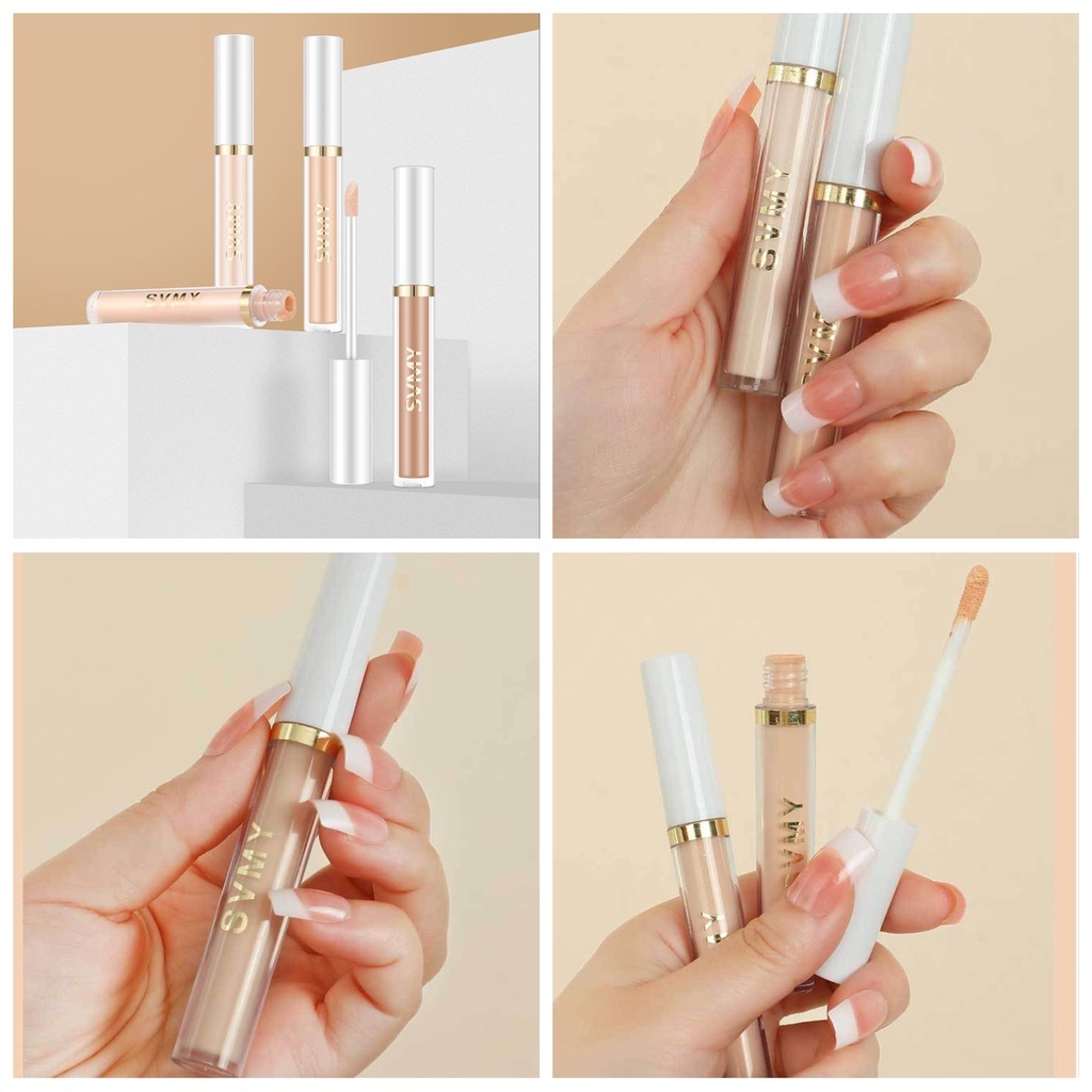 【Lemon】SVMY คอนซีลเลอร์เนื้อลิควิด หัวฟองน้ำ ปกปิดรอยดำ รอยสิว ใต้ตาคล้ำ กันน้ำ ติดทน-LN
