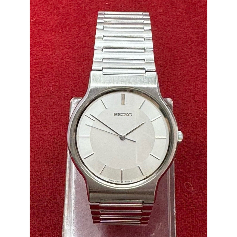 SEIKO Quartz รุ่น 5P31-6A20 ตัวเรือนสแตนเลส นาฬิกาใส่ได้ทั้งชายหญิง มือสองของแท้