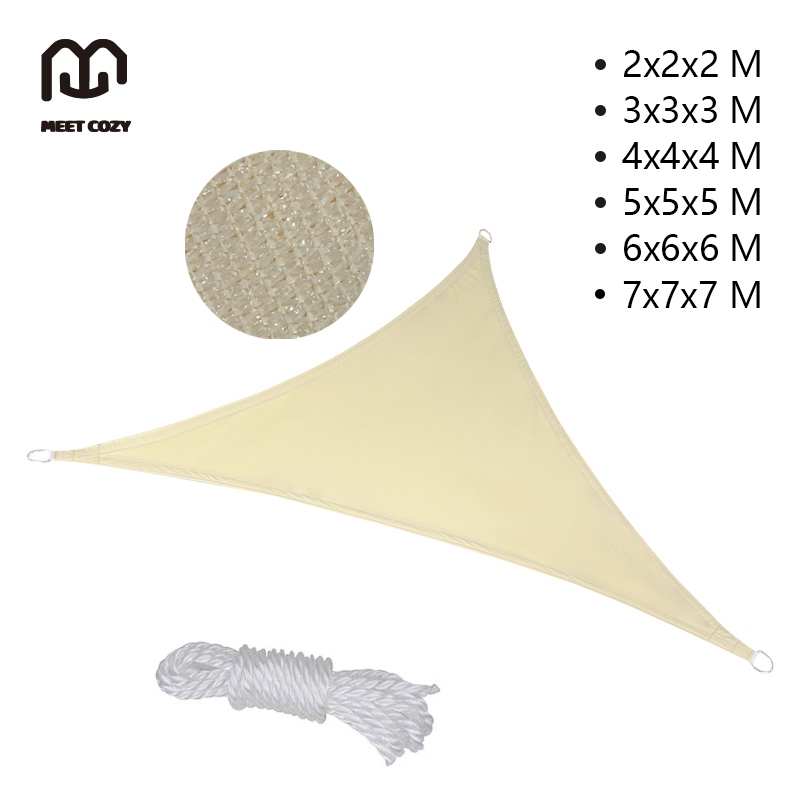 MEET COZY ผ้าบังแดด HDPE/160GSM ผ้าใบกลางแจ้ง กันยูวี ผ้าใบบังแดด# 1 FB-K