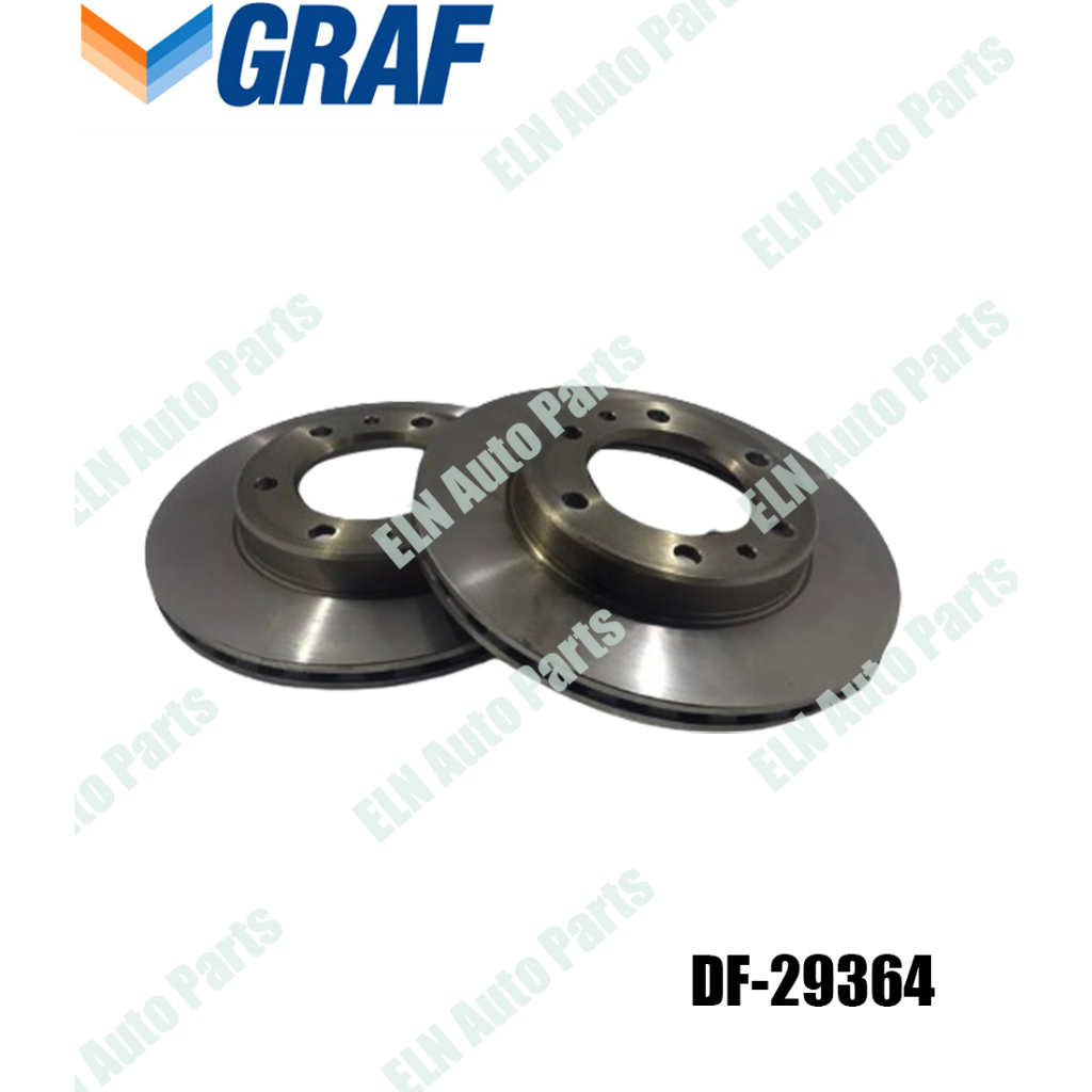 จานดิสก์เบรคหน้า (คู่) TOYOTA Land Cruiser BJ70, FJ70, HZJ ปี 1984 302 mm. มีรูระบาย **ตรวจสอบสเปคก่