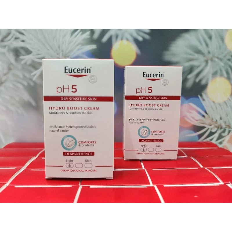Eucerin pH5 DRY SENSITIVE SKIN HYDRO BOOST CREAM 20ml ฉลากไทย