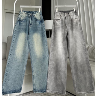 PTJ30161 กางเกงยีนส์ขายาวแต่งกระเป๋าหลัง PROMTHONG