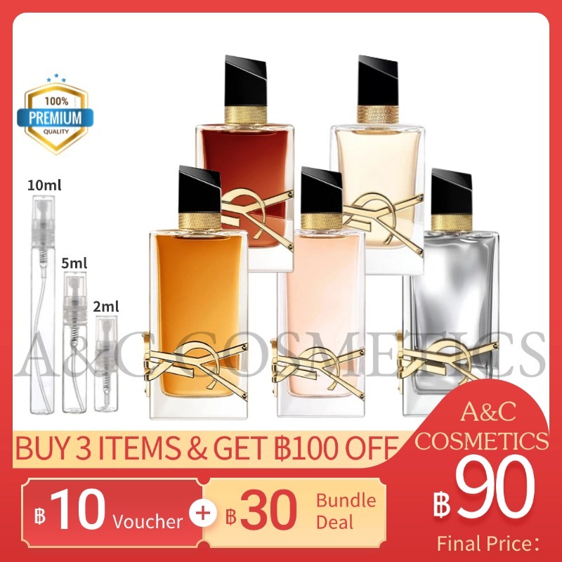 แท้ %【 จัดส่งที่รวดเร็ว】 Libre & Platine & Intense EDP / EDT 2ml / 5ml / 10ml น้ําหอมแบ่งขาย