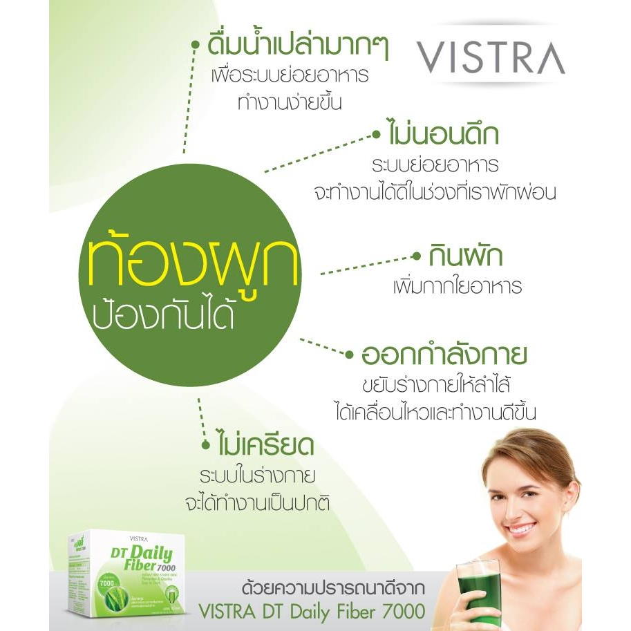 Vistra DT Daily Fiber 7000 10 ซอง - รูปที่ 2