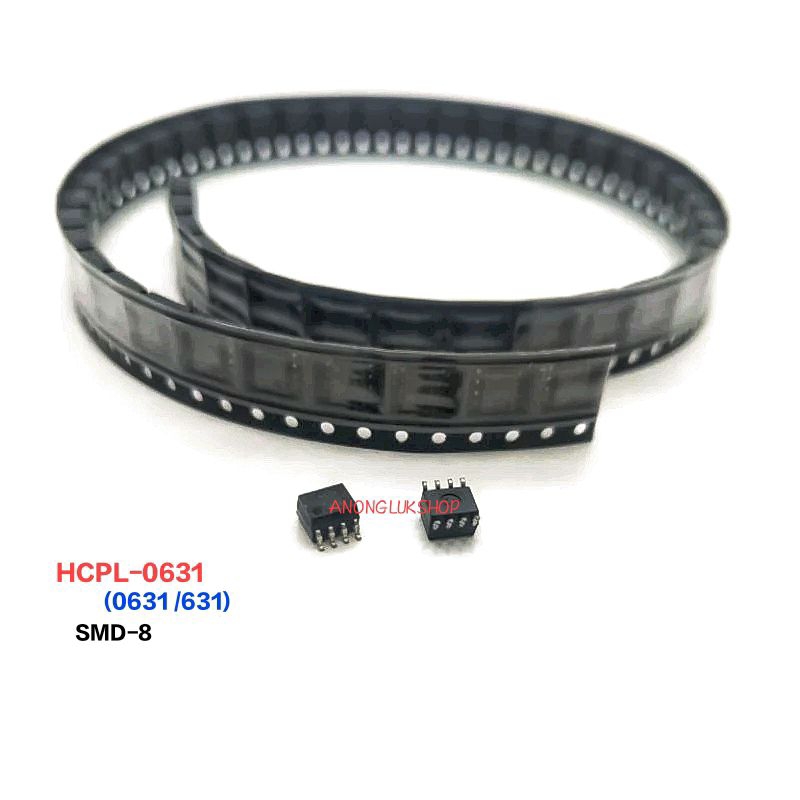 ราคาต่อ 1ตัว 👉👉 HCPL-0631-500E HCPL-0631 0631 631 HCPL0631 SMD-8 High Speed Optocouplers ออปโต้คอปเป