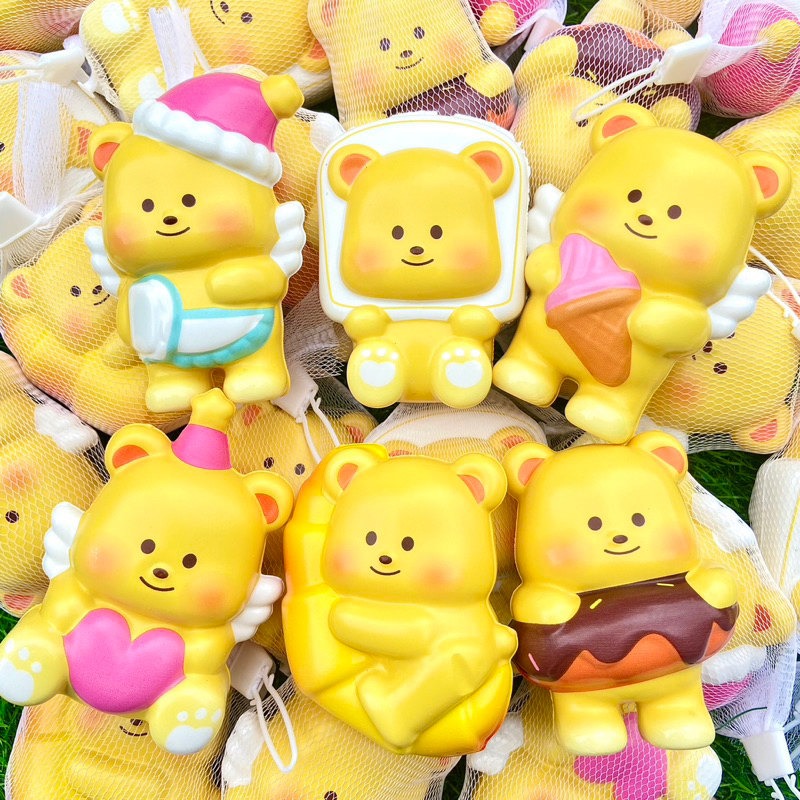 [ร้านดังในตต.🔥] สกุชชี่หมีเนย สกุชชี่น้องหมีเนย เนื้อนิ่มมีกลิ่นหอม พร้อมส่ง🇹🇭